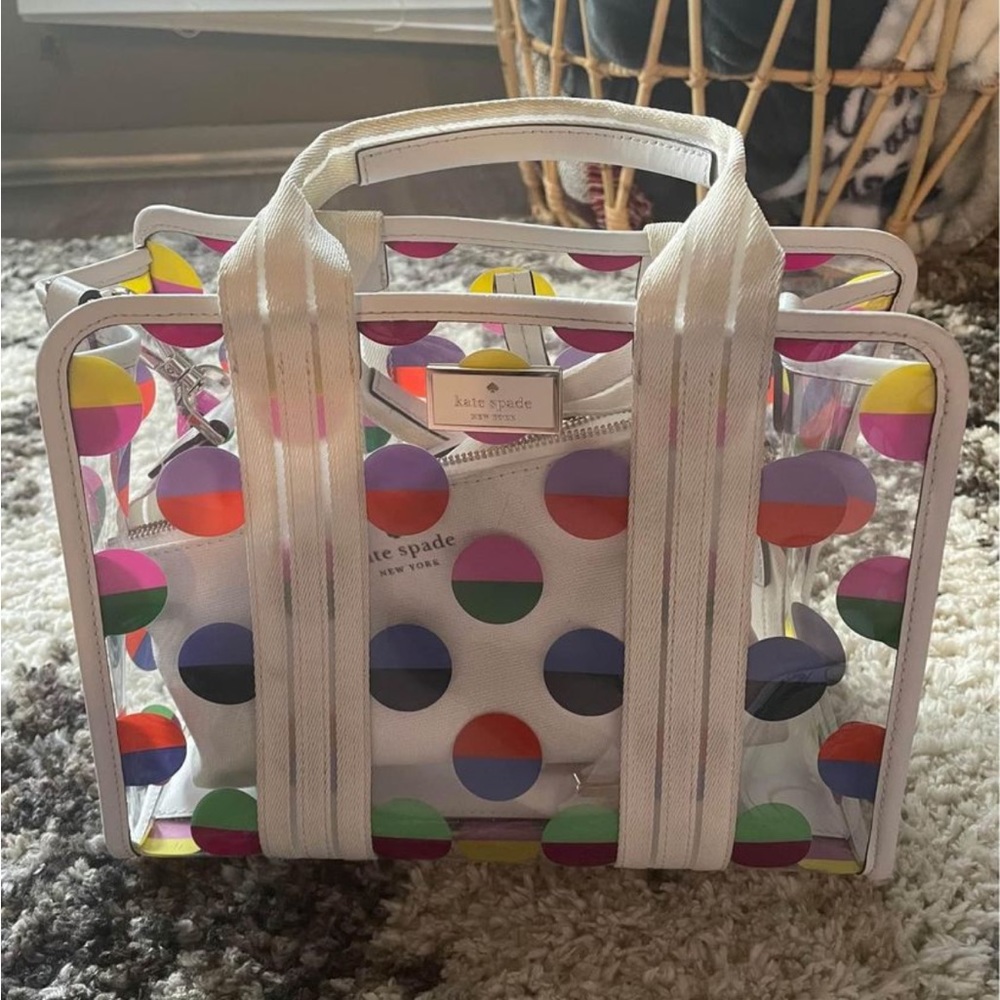 Kate Spade Clear Dots Purse and Wallet